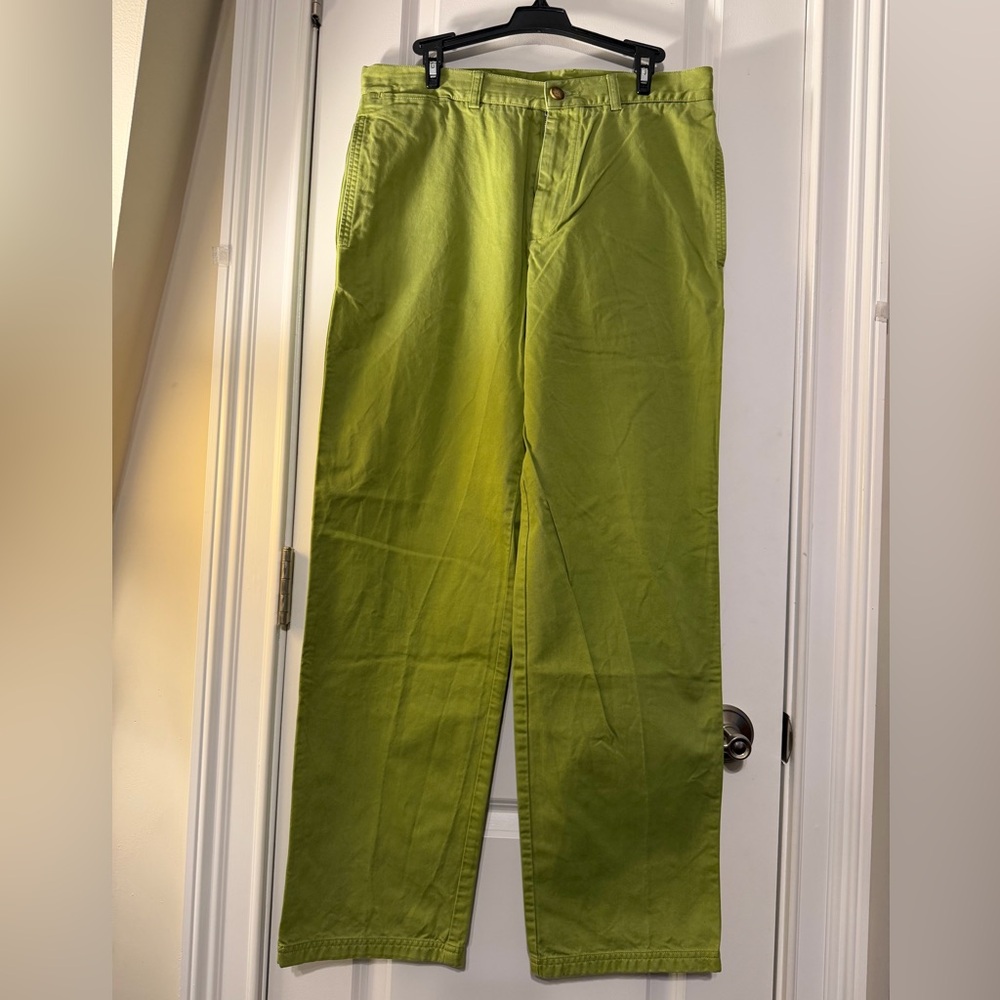 Lacoste Olive Green Chinos - Straight Leg Sz 32